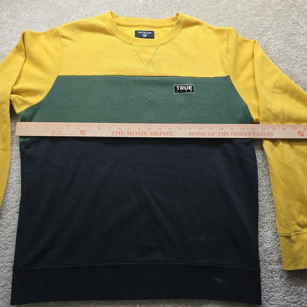 True Religion Men's XL‎ Logo Crewneck Sweatshirt